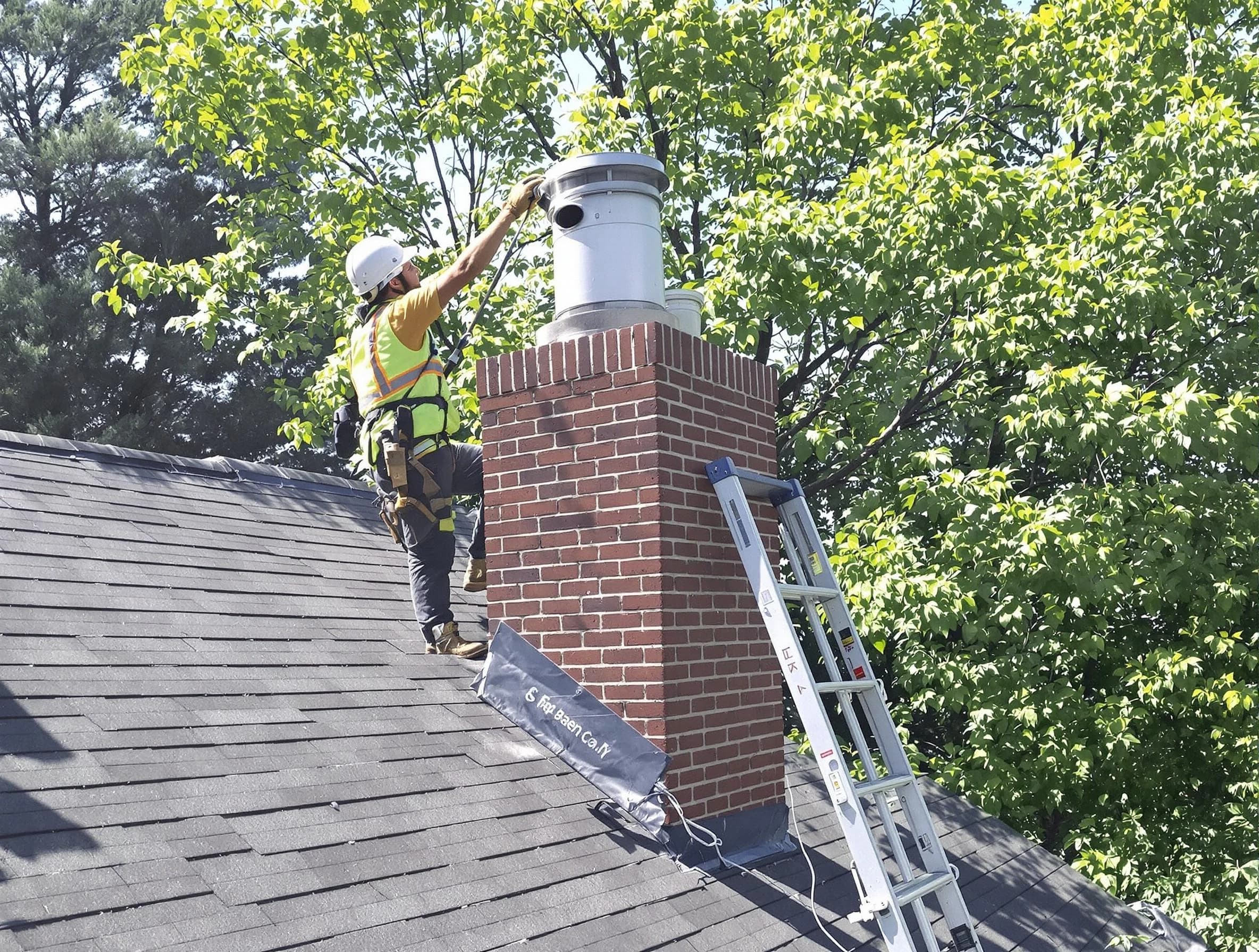 Chimney liner inspection by Pawtucket Chimney Sweep in Pawtucket, RI