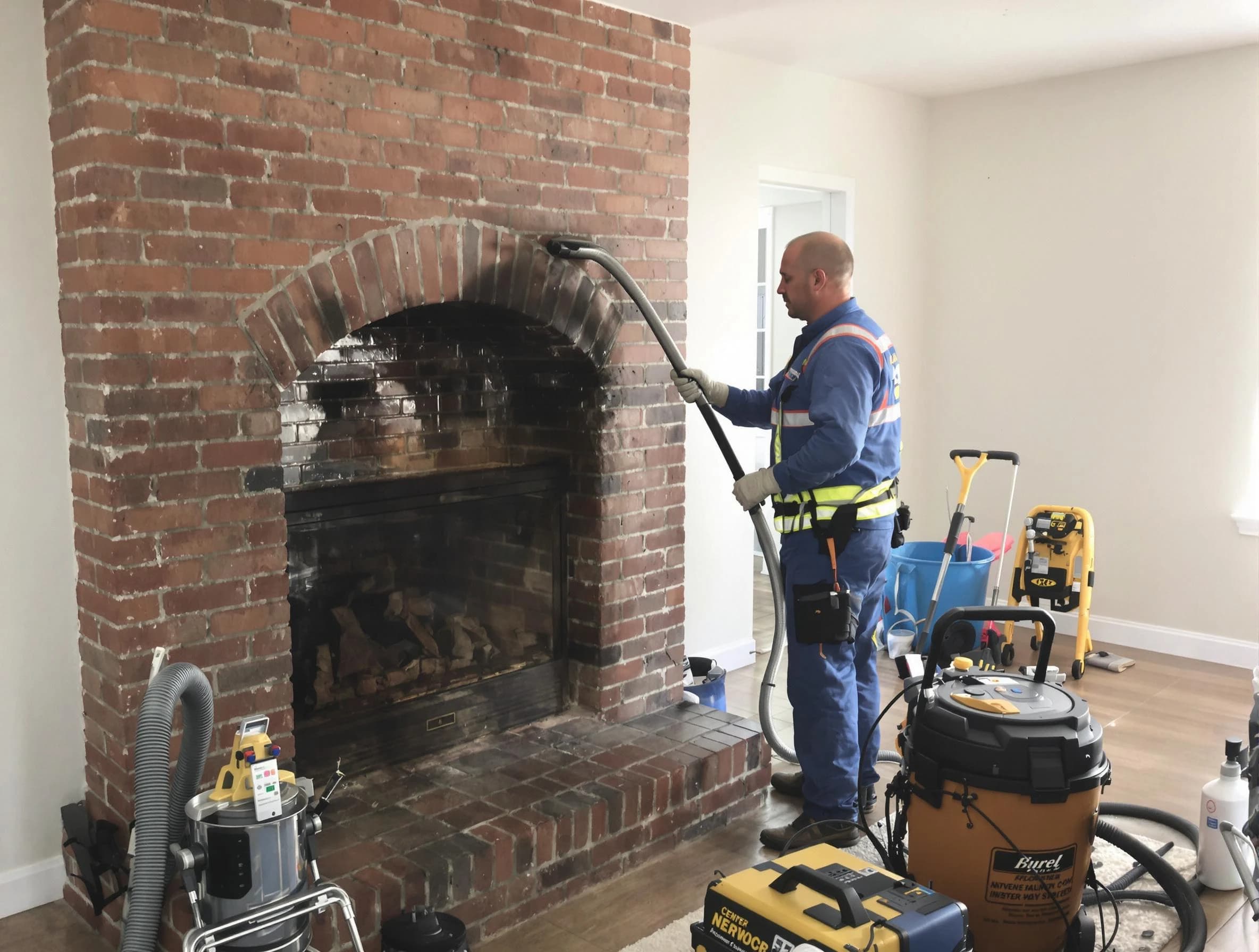 Pawtucket Chimney Sweep expert performing detailed chimney sweep in Pawtucket, RI