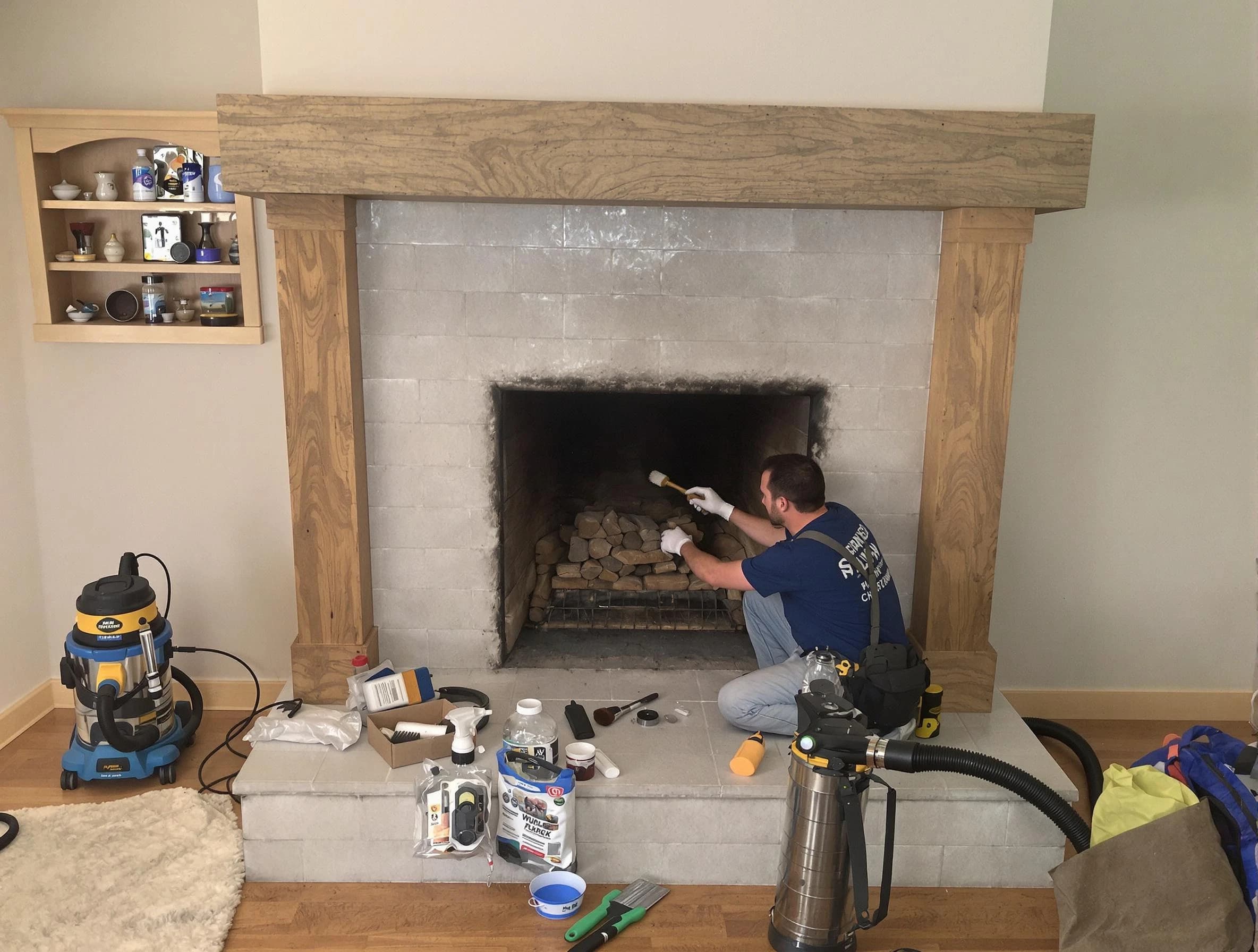 Detailed creosote removal process by Pawtucket Chimney Sweep in Pawtucket, RI