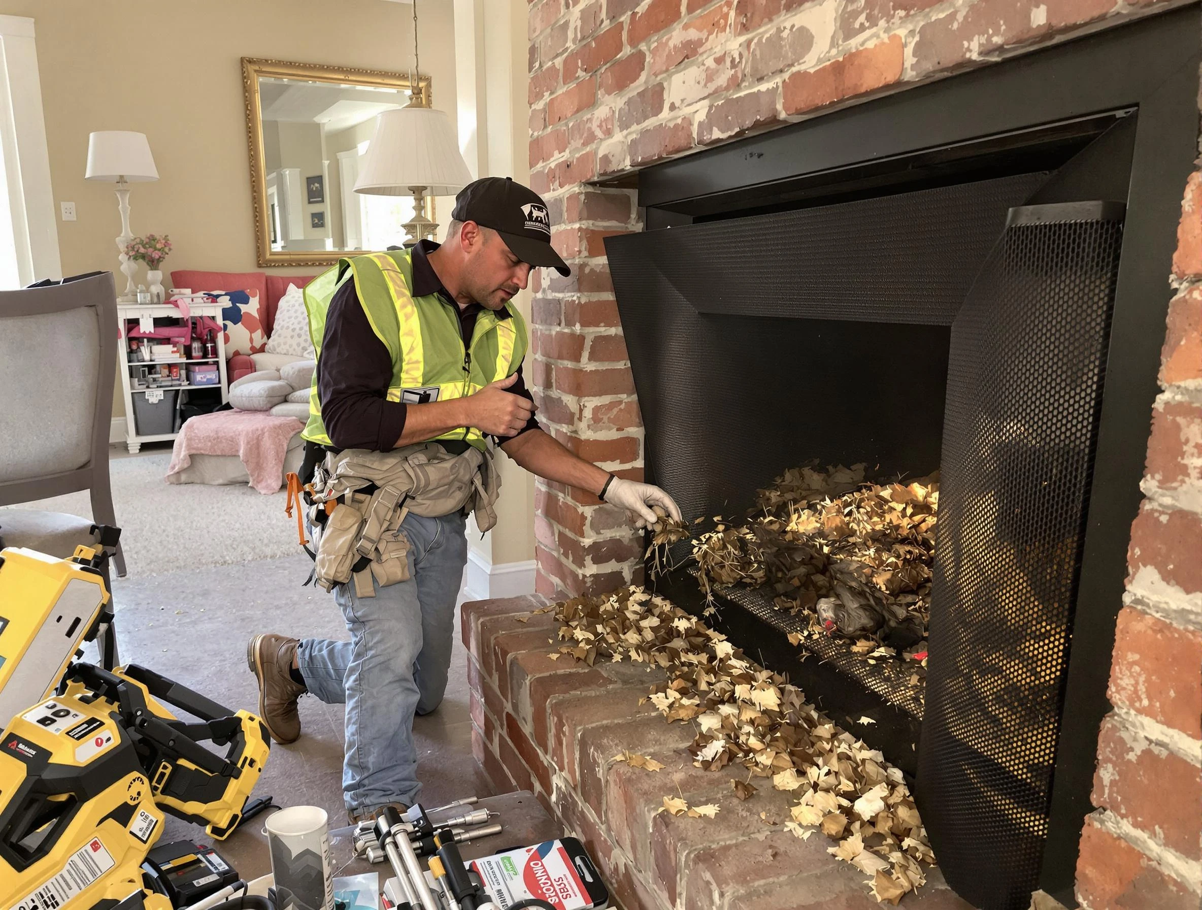 Safe screening installation by Pawtucket Chimney Sweep in Pawtucket, RI