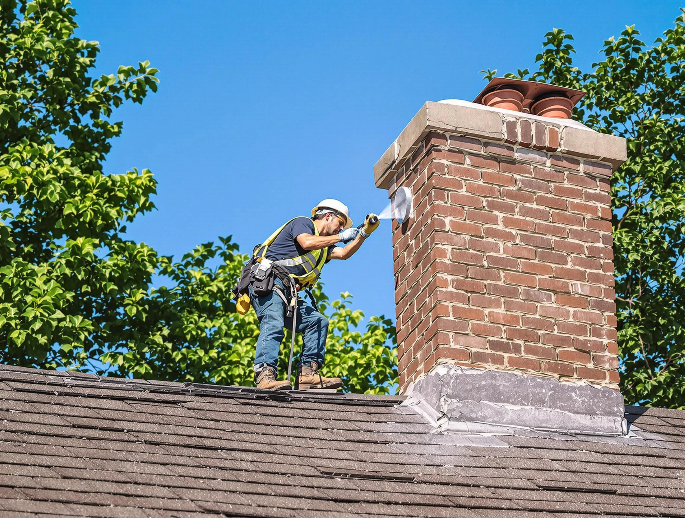 Pawtucket Chimney Sweep performing an inspection with advanced tools in Pawtucket, RI