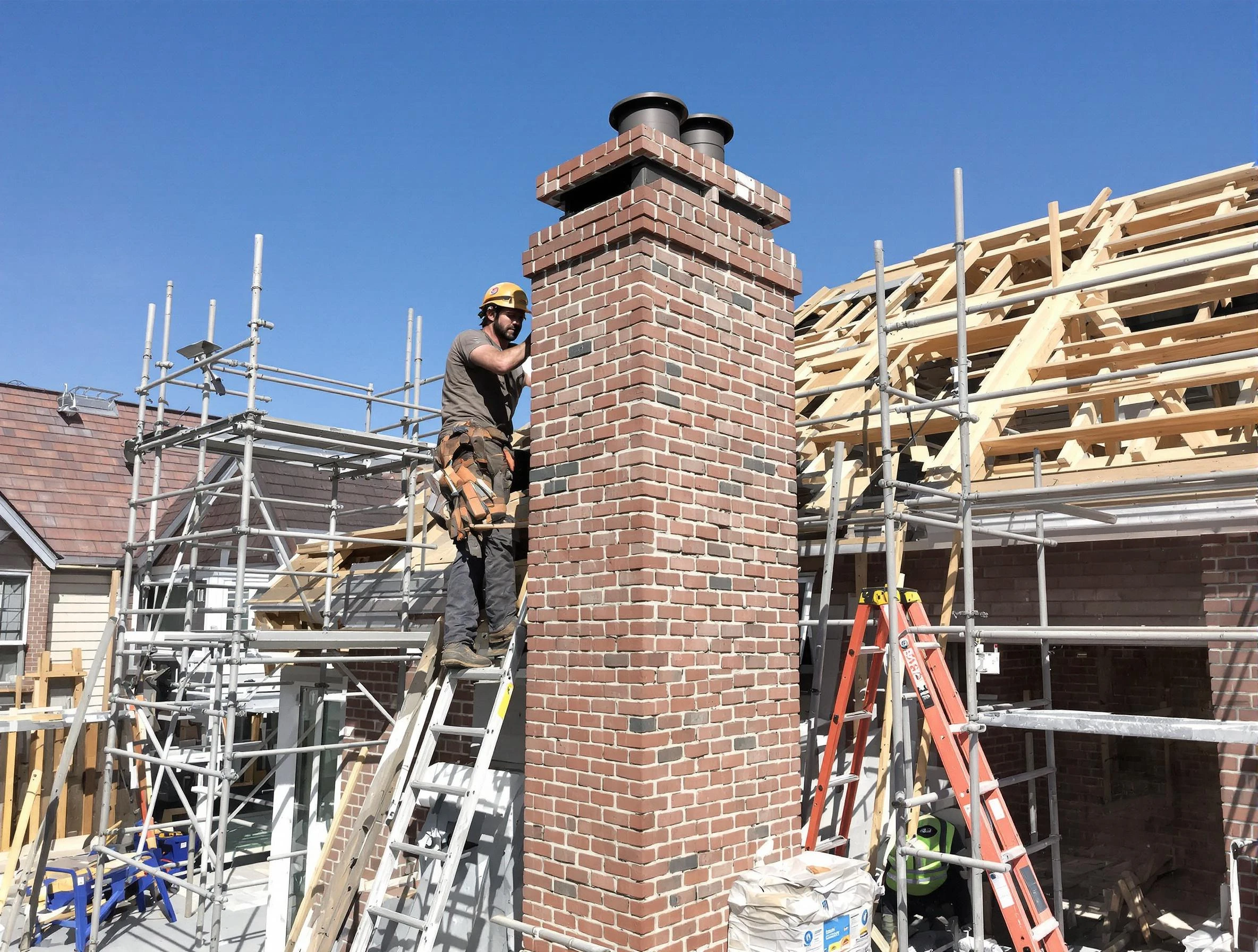 New chimney installation completed by Pawtucket Chimney Sweep in Pawtucket, RI